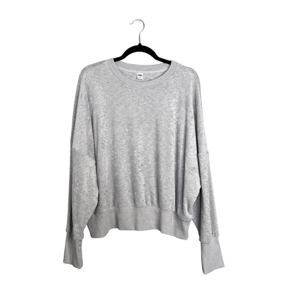 Old Navy Long Dolman Sleeve Top Light Gray‎ Pullover XXL - Picture 1 of 5
